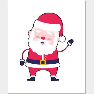 santa dance Posters and Art